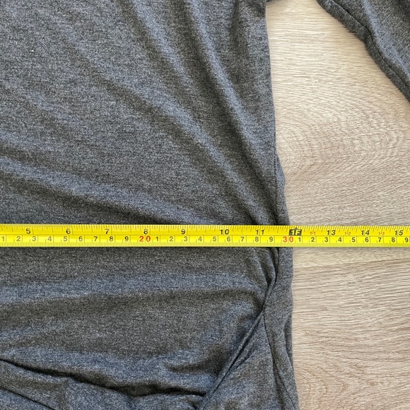 WinWin Womens Dress Size Small Gray High Spilt Bodycon Mock Neck - Picture 8 of 13